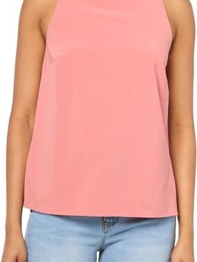 Eddie Bauer | Women's Departure Crew Neck Tank | Size Large | Desert Pink NWOT